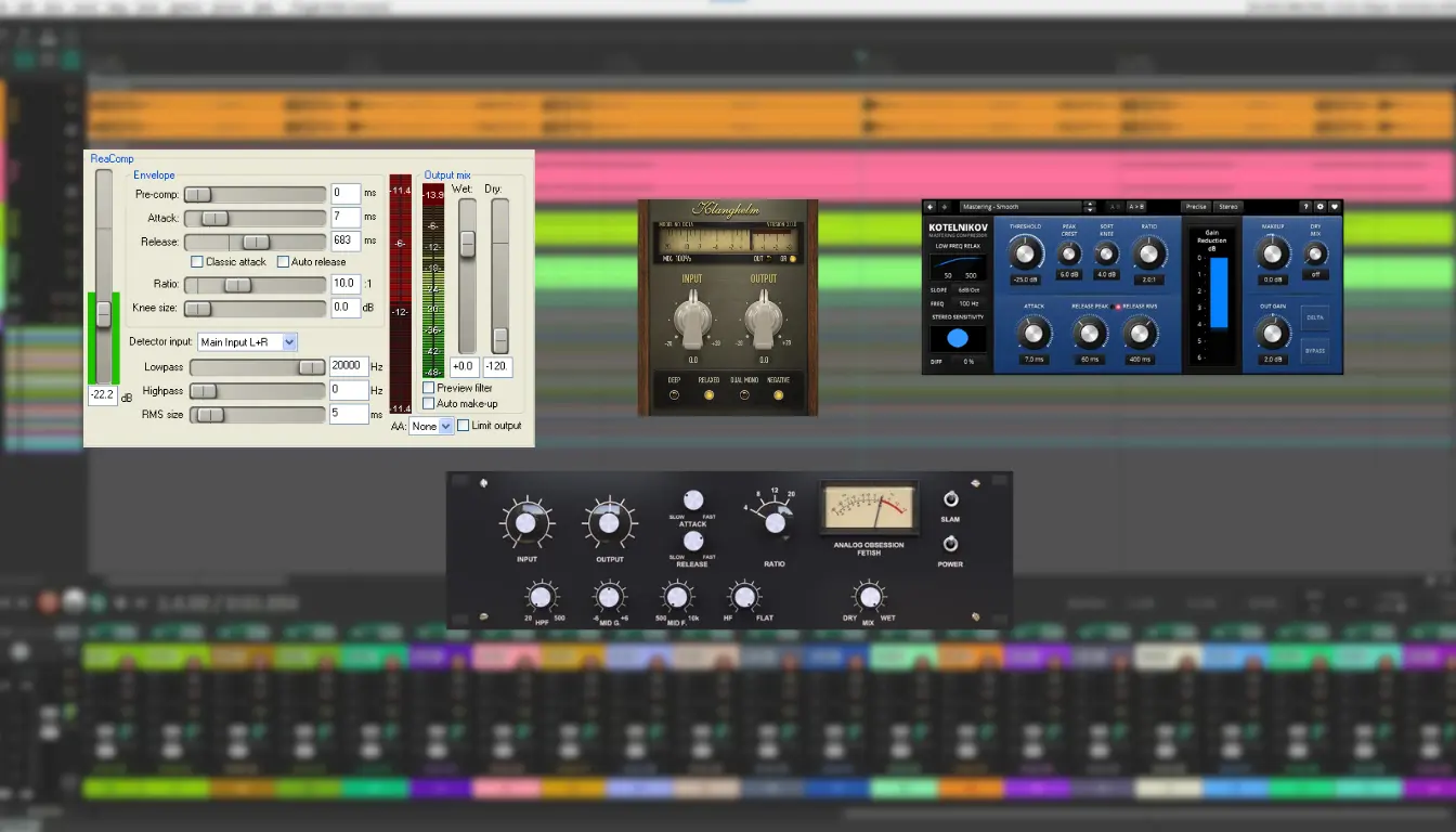 Best Free Compression Plugins for Vocals for Reaper DAW