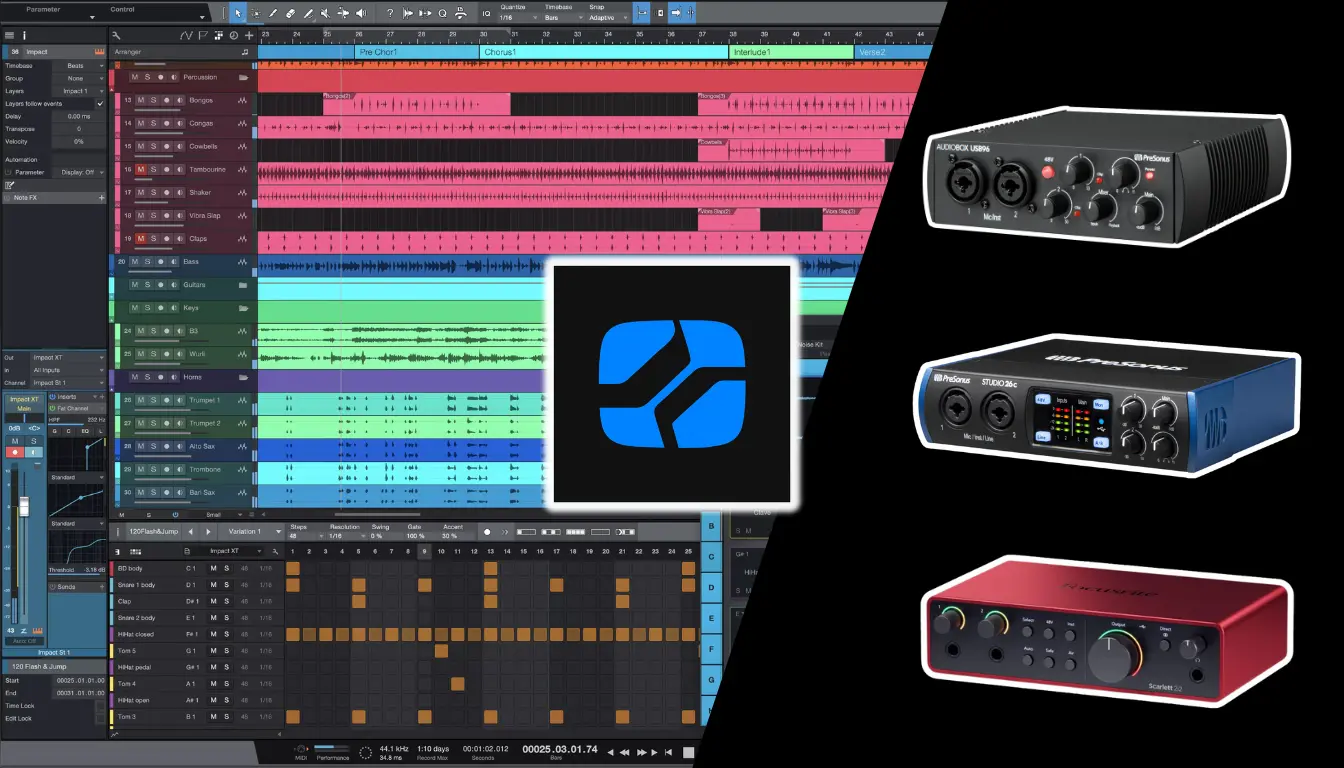 best audio interface for studio one 6